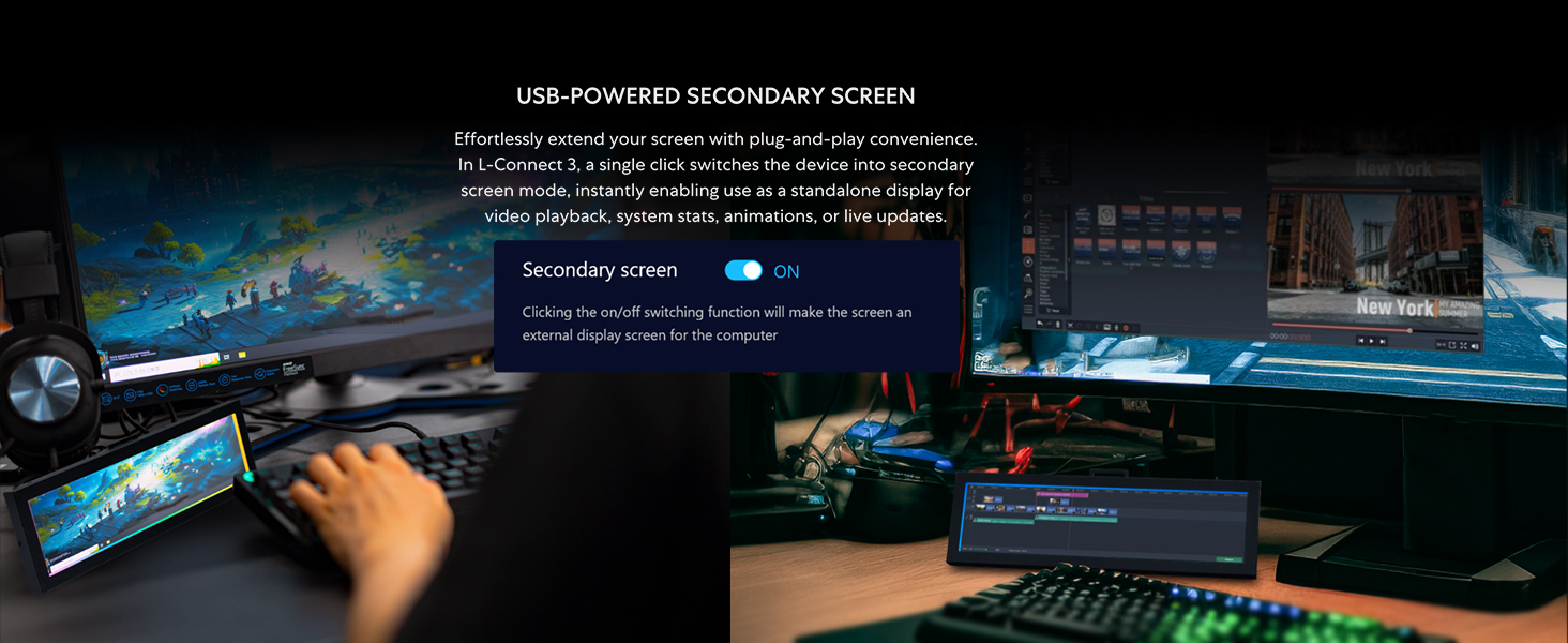 Lian-Li-88-Universal-Screen-for-PC-Adjustable-Mounting-for-Any-Computer-Setup-Cu