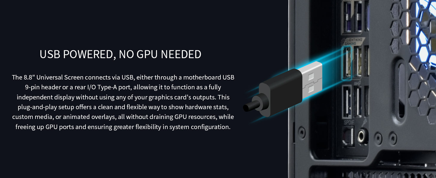 Lian-Li-88-Universal-Screen-for-PC-Adjustable-Mounting-for-Any-Computer-Setup-Cu