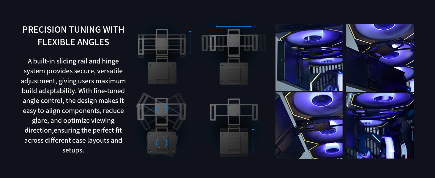 Lian-Li-88-Universal-Screen-for-PC-Adjustable-Mounting-for-Any-Computer-Setup-Cu