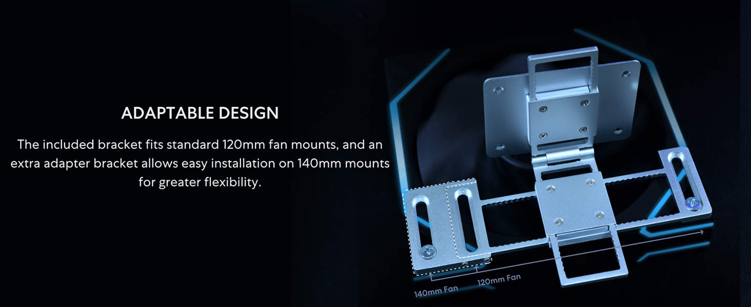 Lian-Li-88-Universal-Screen-for-PC-Adjustable-Mounting-for-Any-Computer-Setup-Cu